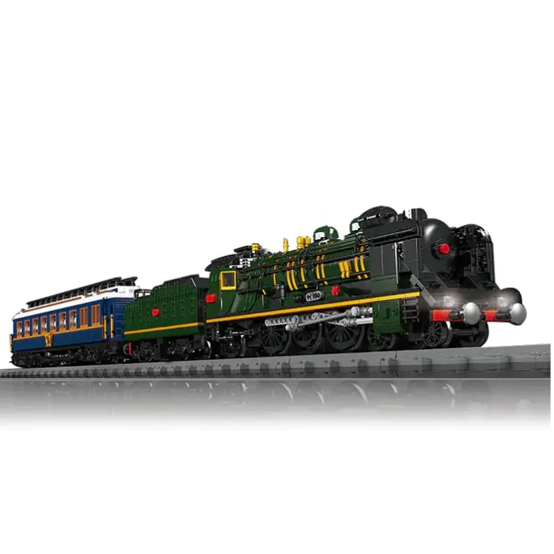 RC Franse Spoorwegen SNCF 231 Stoomlocomotief Bouwstenen Technische Treinmodel DIY Speelgoed voor Jongens Kinderen Cadeau 3898 st.