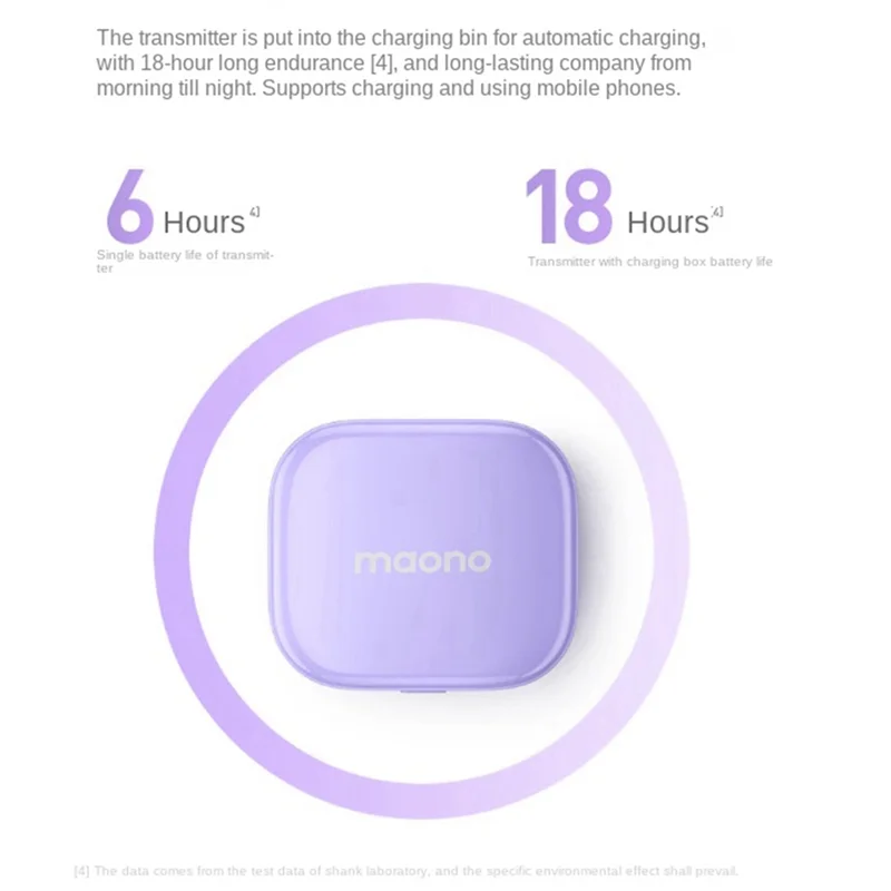 

Maono WM620 PB2 Phone Wireless Lapel Microphone Noise Reduction And Improve The Sound Quality Receiving-N33R