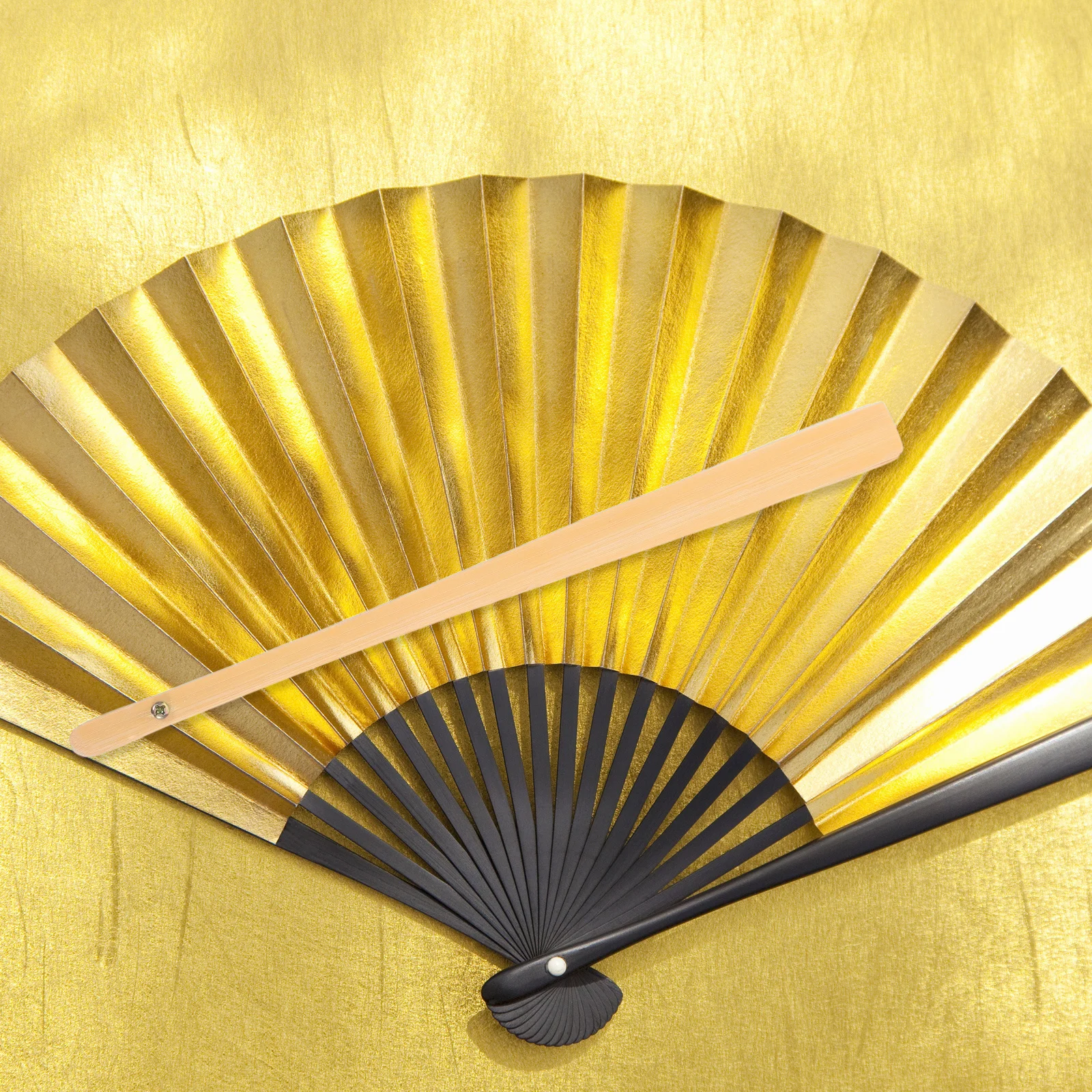 

2Pcs Japanese Style Foldable Fan Frame Bamboo DIY Hand Fan Handle Craft Parts for Decorative Weddings Daily Use