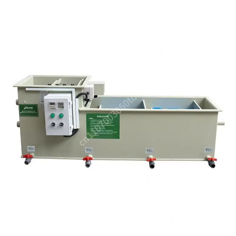 Water Treatment Equipment Ras Pond Water Pump and Bio Media Fish Rotary Drum Filters Aquarium Water Filter Filtration System