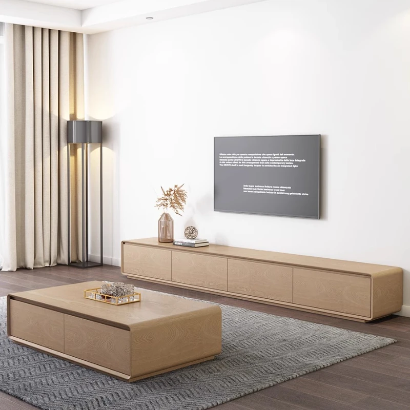 

Retro Fashion Solid Wood Waterproof TV Cabinet Voge Multi-functional Decoration Cabinet Sencillo Y Bonito Living Room Furniture