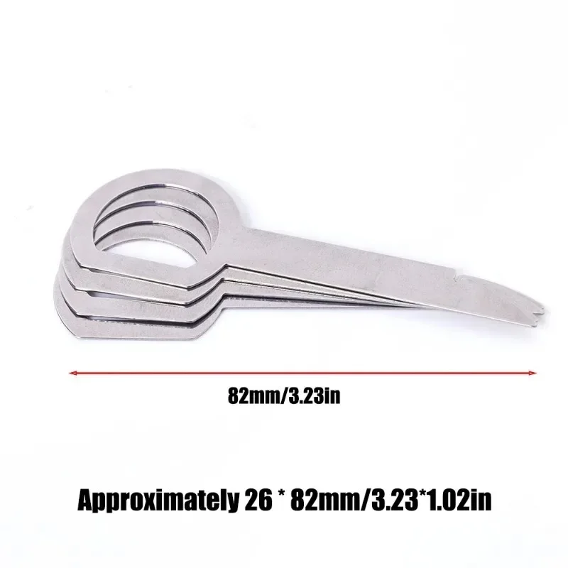 Car Radio Stereo Removal Extractor Key Release Pin Head Unit Audio Install Tool for VW Audi Ford Mercedes Benz Skoda Car Parts image 6