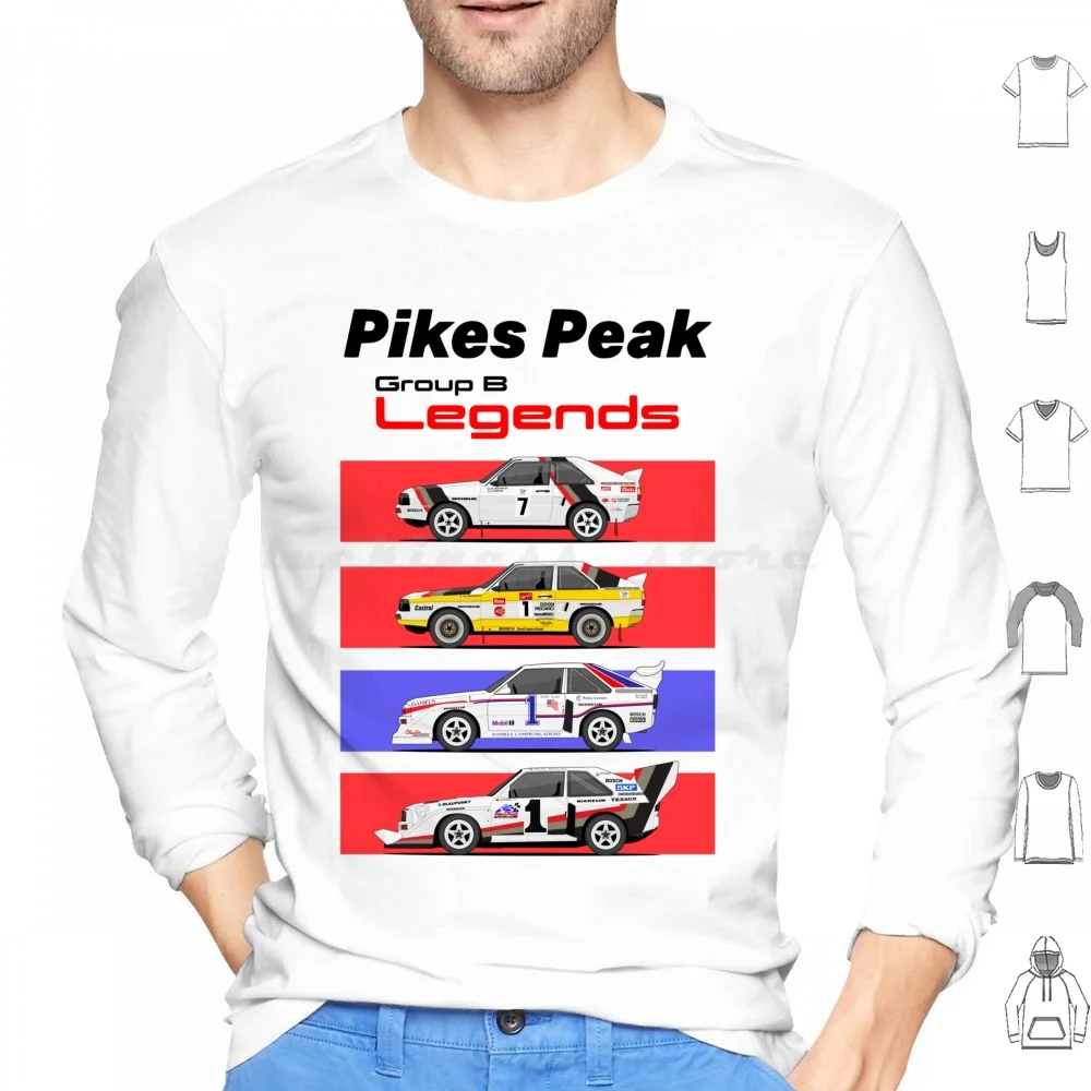 Pikes Group B Legends Sudaderas con capucha de manga larga Pikes Group Rally Racing Clouds Dirt Gran Turismo Rallycross Wrc Sport Legend