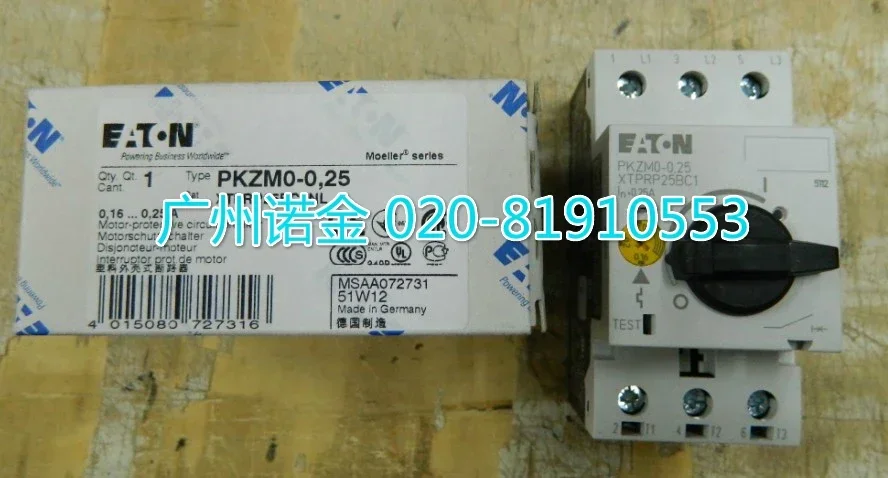 

EATON XTPRP25BC1 PKZM0-0,25 100% новый и оригинальный