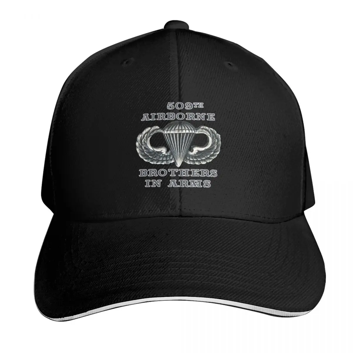 Jump Wings - 509th Airborne - Brothers in Arms Baseball Cap Vintage Retro Embroidered Lightweight Packable Gift for Him Her