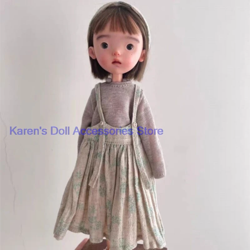 

3pcs Rural 2026 tops+Floral camisole skirt+headwear for Blythe/landoudou (Fit for Lulu,ymy24,Ob22,24,26,zone, Jenny)