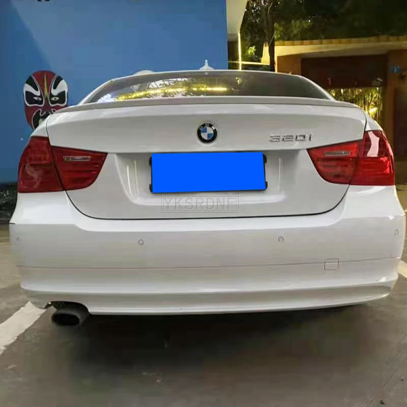 YKSRDNF For BMW E90 3 Series 2005-2011 M4 STYLE Spoiler Wing Auto Racing Car Styling ABS Material Tail Trunk Spoiler Wing