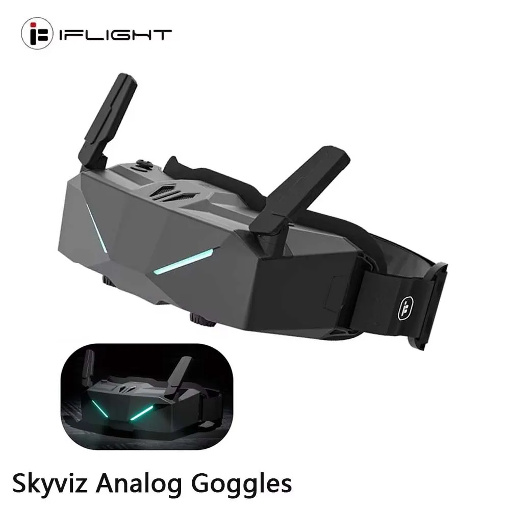 

iFlight Skyviz Analog Goggles Supported SD Cards Built-in Receiver Micro HDMI for FPV RC Parts