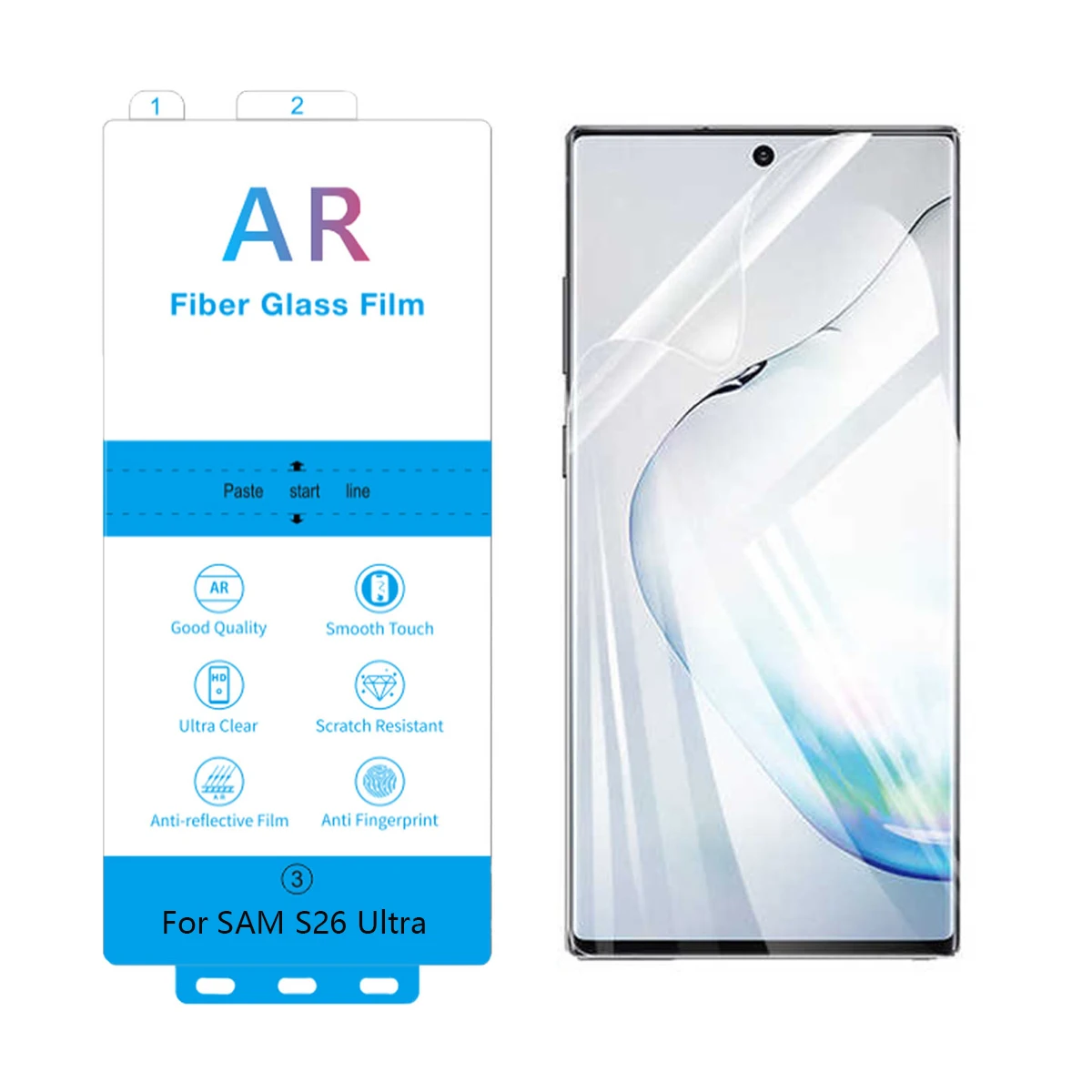 

2Pcs Anti-Reflective AR Screen Film for Samsung Galaxy S26 Ultra S26+ Plus Enhancing Screen Protector
