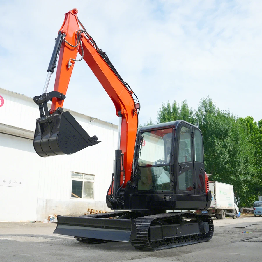 

Factory Hot Sale Crawler Excavator Agriculture Diesel Engine Crawler Rubber Crawle Digger Construction Multifunctional Bagger