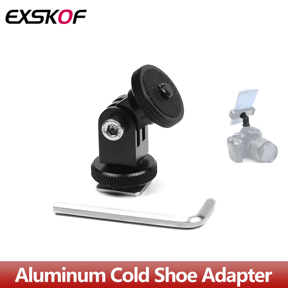 Adaptateur de montage de sabot froid en aluminium, accessoires pour appareil photo numérique, GoPro