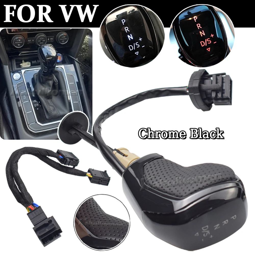 Automatischer Elektronischer LED-Schaltknauf für Volkswagen Tiguan, Golf, Touareg, Sharan, CC, Passat, Scirocco, für Skoda Octavia, Seat