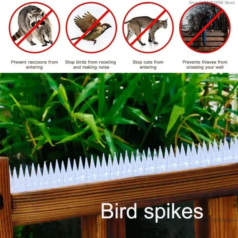 Net Anti-Cat Dogs Bird Repellent Mat Prickle Strips Keep Away Safe Plastic Spike Thorn Garden Cat Scat Mats Cats Dog Door Pet