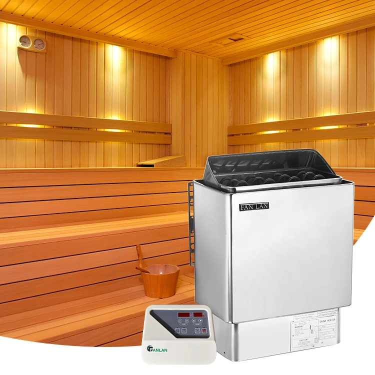 FANLAN Best Price Modern 3KW-9KW Electric Sauna Stove Heater for Dry Steam