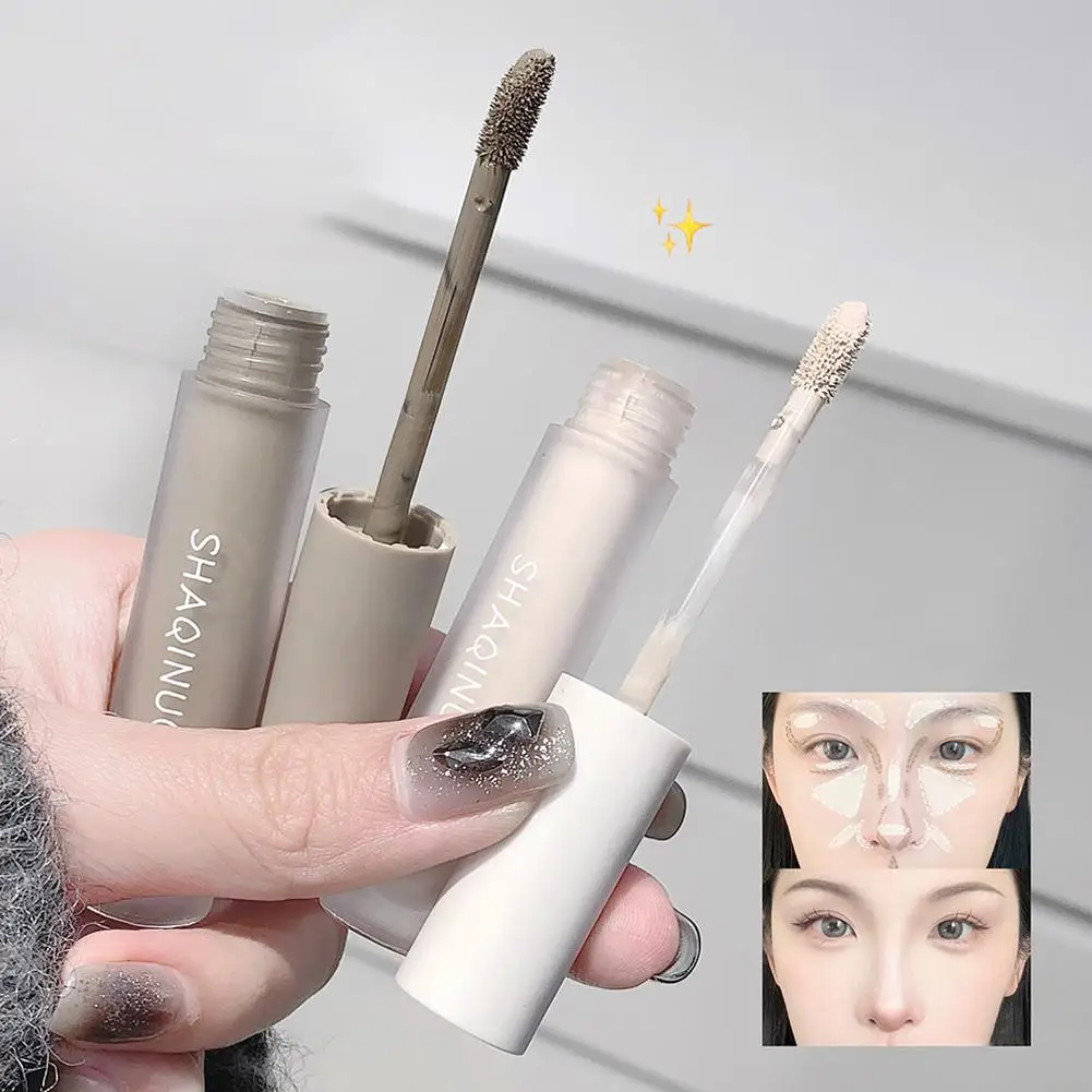 Highlight Kontur flüssiger Stift wasserdicht matt dauerhafte Text marker Kosmetik Kontur Schatten glattes Gesicht Bleistift y0n3