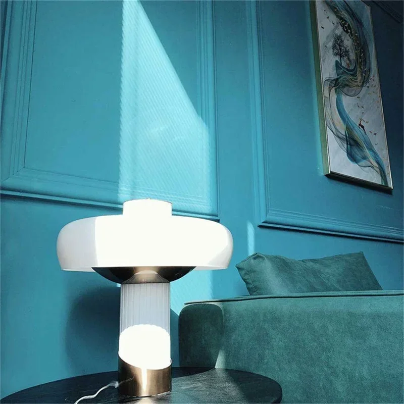 COLIN-Lampe de Table Postmoderne à LED de Style Américain, Luminaire Décoratif Simple et Créatif, Idéal pour un Salon, une Chambre à Coucher ou un Bureau