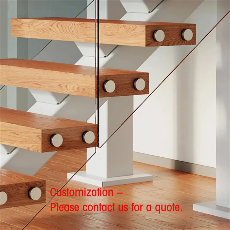 custom.White Oak Mono Stringer Staircase Galvanized Steel Stair Wooden Treads