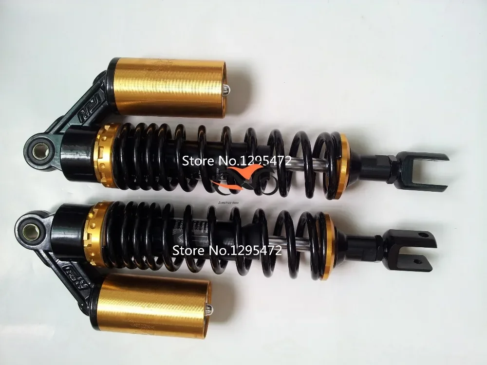 

8mm spring 360mm MOTORCYCLE REAR NITROGEN SHOCK ABSORBERS FOR Honda CB900F CB1100F CBX1000 SUZUKI YAMAHA Kawasaki black+golden