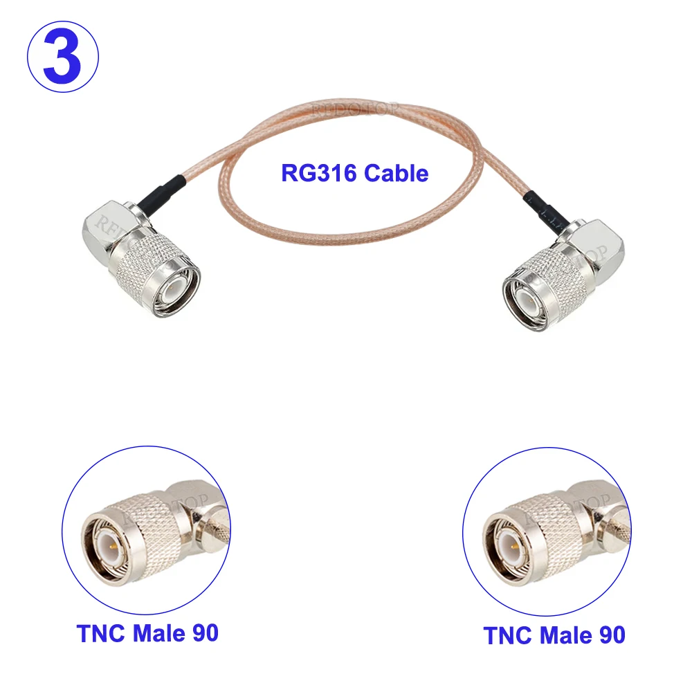 Рисунок 4 - TNC RG316 кабель RP-TNC/TNC штекер-TNC
