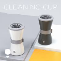 Portable Pet Feet Washer Low Noise 2 Modes Dog Paw Automatic Cleaning Machine Easy Operation Detachable Electrical Paw Cleaner