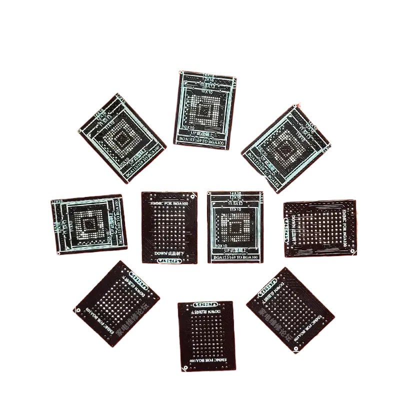 BGA153 to BGA100 Adapter Board BGA169 Adapter Sticker Car Navigation EMMC Chip Conversion Board
