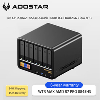 AOOSTAR WTR MAX NAS Mini PC 11-Bay Ryzen 7 Pro 8845HS  6x3.5\