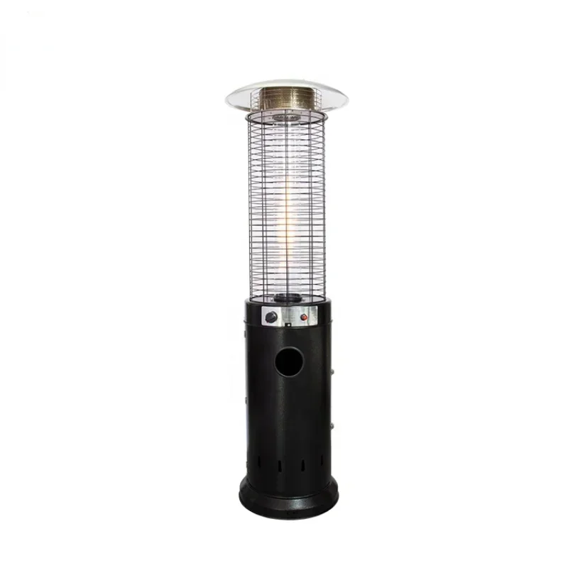 

Mushroom Patio Heater Outdoor Garden 11kw Round Glass Tube Flame Heater Garden Supplies