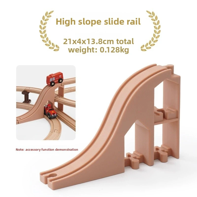All Kinds Wooden Train Track Accessories Universal Plastic Blocks Connector Adapter Clips Fit for Brand Railway Wooden Tracks