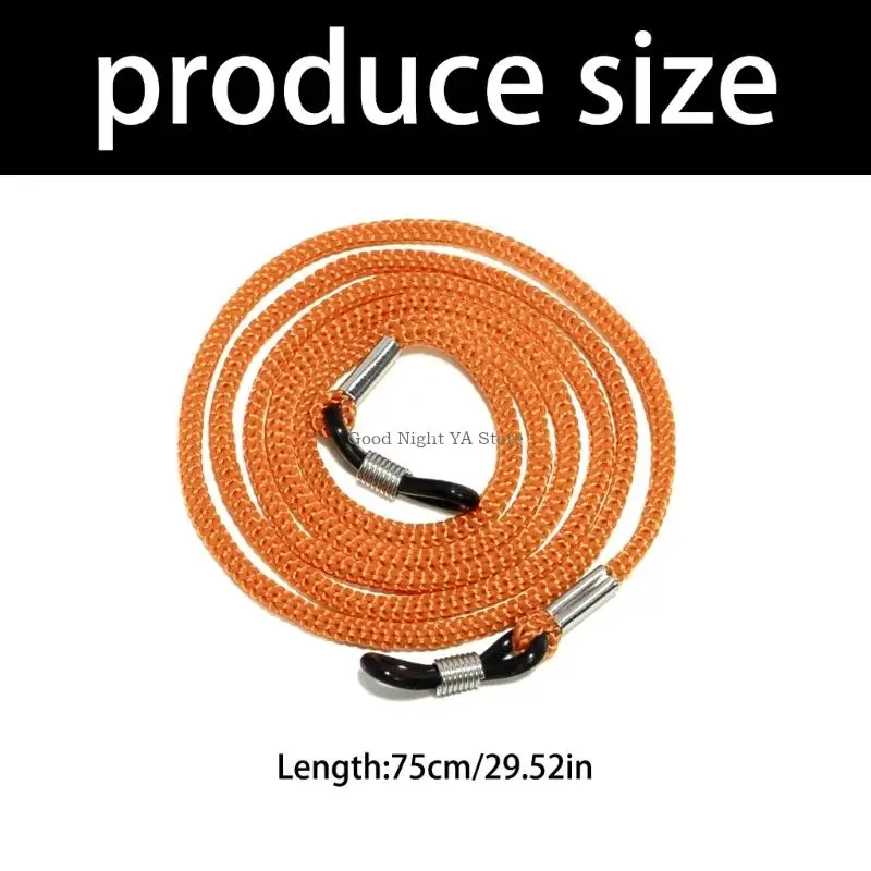 Polyester Glasses Retainer Cord Adjustable Anti Slip Design For Sports Travel Outdoor Unisex Accessory
