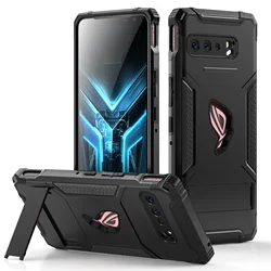 Armour Case for ASUS ROG Phone 3 Case Air Trigger Compatible with Kickstand and Dust Plug Military Grade Drop Protection