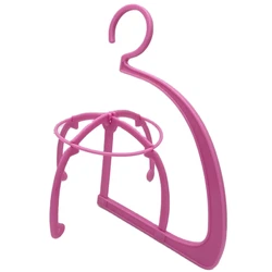Pink stand Multifunctional Adjustable Wig Stand Plastic Hat Display Wig Head Holders Portable Folding Wig Stable Tools