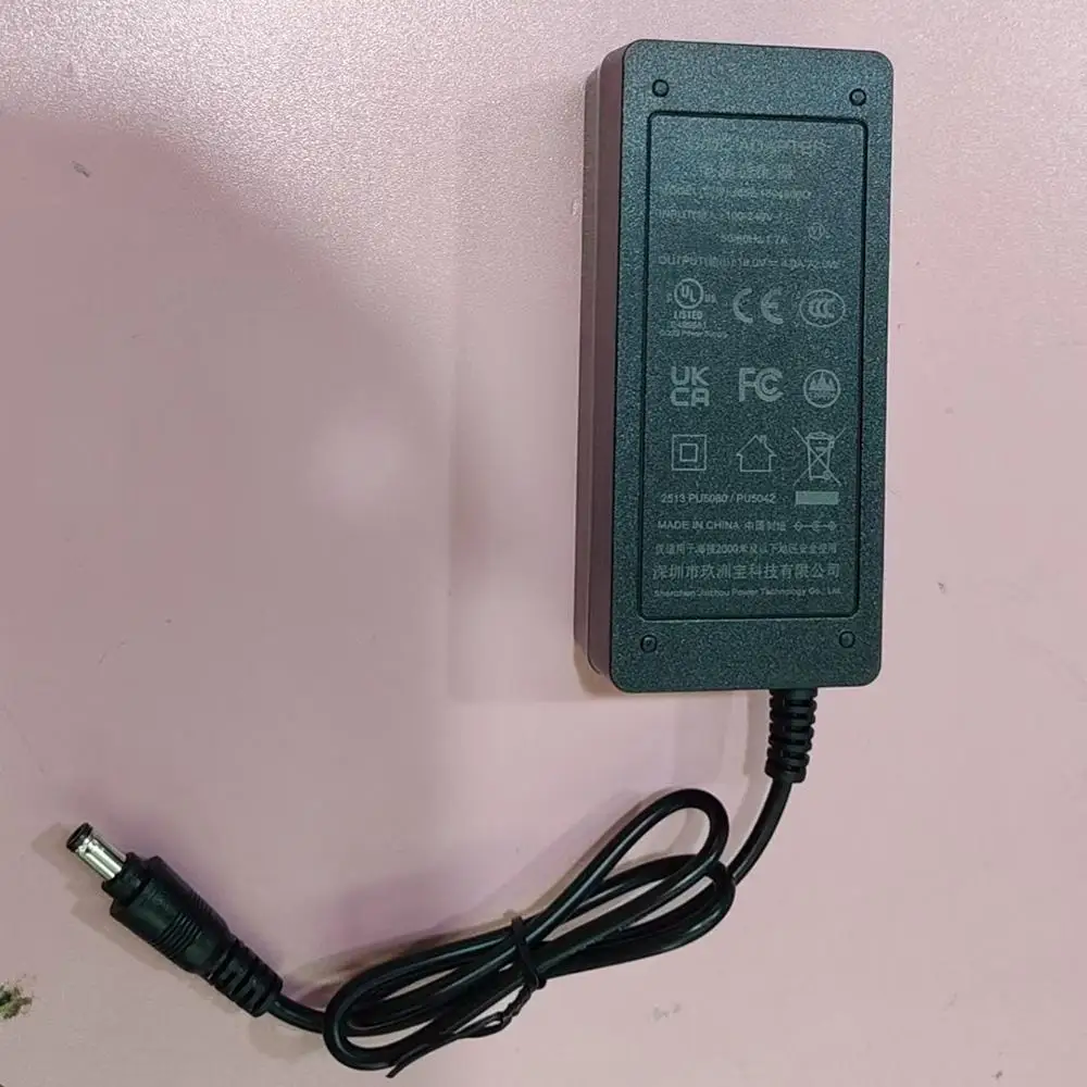 PULUZ Constant Current LED Power Supply Power Adapter for 40cm PU5042 Soft Studio Tent, AC 100-240V 1.2A to DC 18V 4A