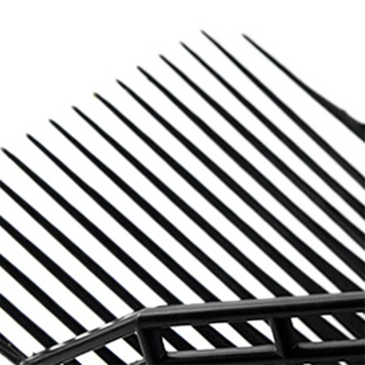 رأس بديل لشوكة السماد الرائج الآن، رأس الشوكة، مشط ساد الحصان، لالتقاط السماد، إزالة النفايات المستقرة، أسود