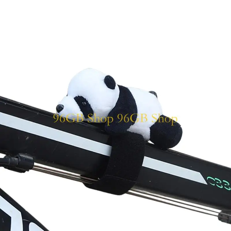 96GB Child Friendly Panda Handlebars Toy Safe Bear Handlebars Toy for Bicycles & Scooters Produced From Safe Soft Materials Gift