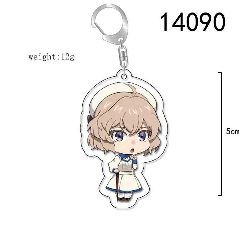 Anime Invented Inference Sakuragawa Kurou Iwanaga Kotoko Cosplay Costume Key Pendant Props Acrylic Keychain Keyring