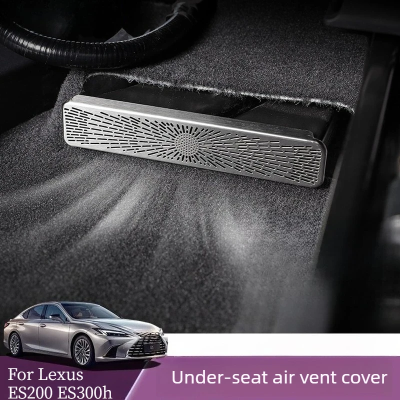 For Lexus ES200 ES300h Front Seat Under AC Outlet Protective Cover Dustproof Mesh Rear Vent Anti Clog Modification Supplies