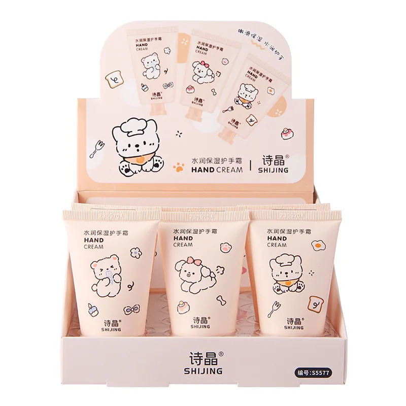 12Pcs/Lot Cute Nourishing Hand Cream Osmanthus Peach Olive Moisturizing Hand Cream Anti-chapping Autumn and Winter Hand Care 40g