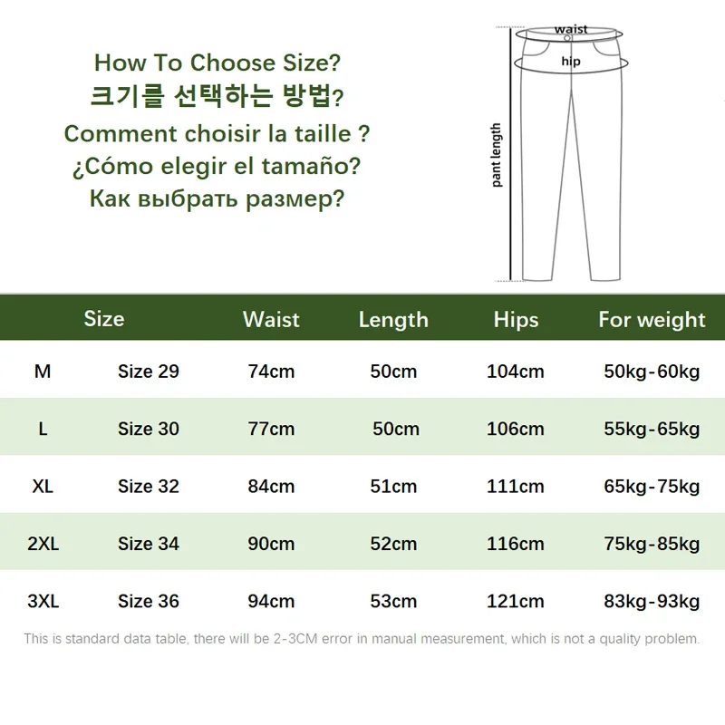 2024 Summer New 100% Cotton Casual Shorts Men Clothing Cargo Corduroy Multi-pocket Retro Streetwear Pants AZT102