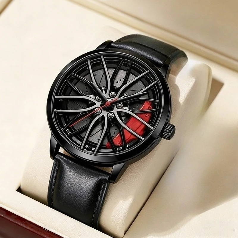 Men's Watch, Wheel Non-Mechanical Fashion Casual Quartz Watch