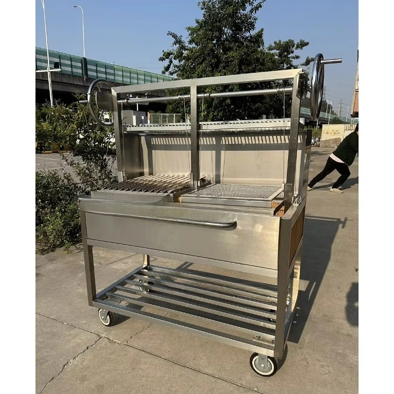 Stylish Premium Outdoor Grill with Fire Basket/Brasero/Ember Basket Versatile and Elegant Design XH