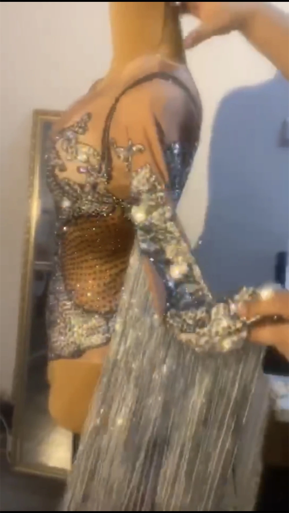 Błyszczące body damskie z kryształkami i cyrkoniami, seksowne z frędzlami, na pole dance, występy sceniczne, imprezy, do klubów nocnych i barów, kolekcja 2026