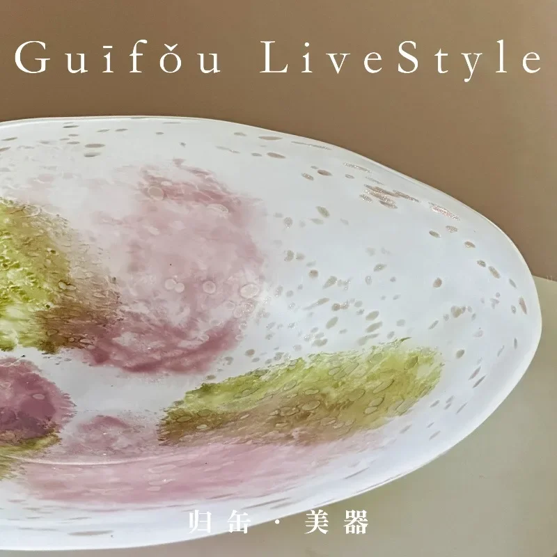 House move new residence fruit plate artistic sense high-end exquisite high value living room coffee table household