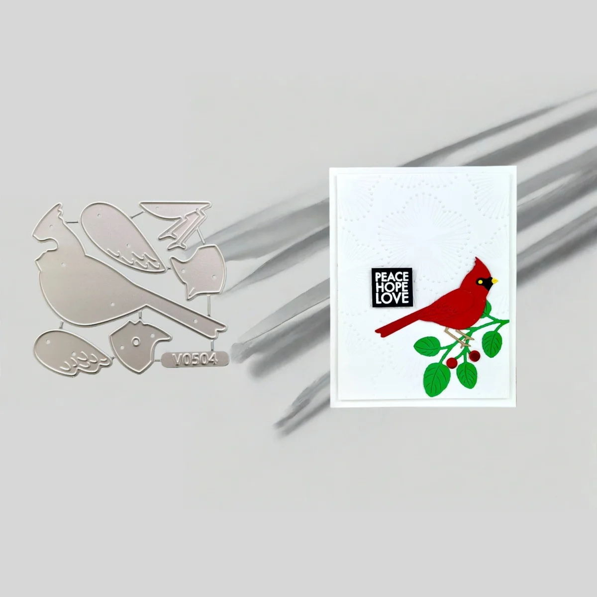 

Bird Metal Cutting Dies for DIY Making Card Scrapbook Embossed Paper Album Craft Supplies Template Decoration