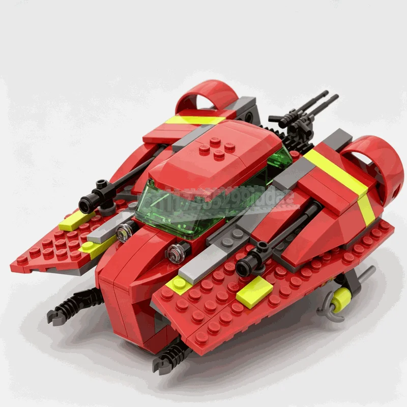 220 деталей конструктора Snowspeeder Atlantis: модель подводного транспортного средства, креативный конструктор MOC для самостоятельной сборки, игрушка-головоломка, подарок, для демонстрации.