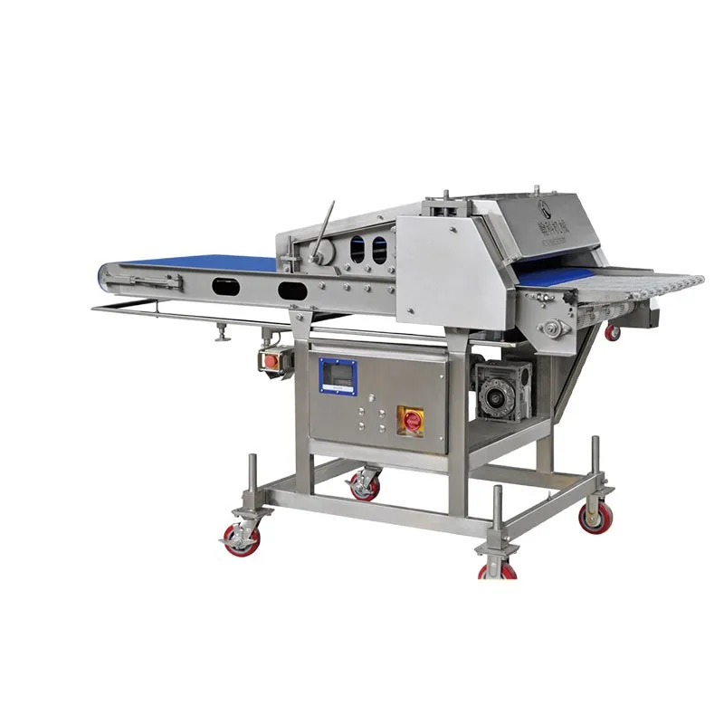 Commercial meat patty press, fresh meat slightly frozen meat flattening to increase surface area thickness adjustable patty