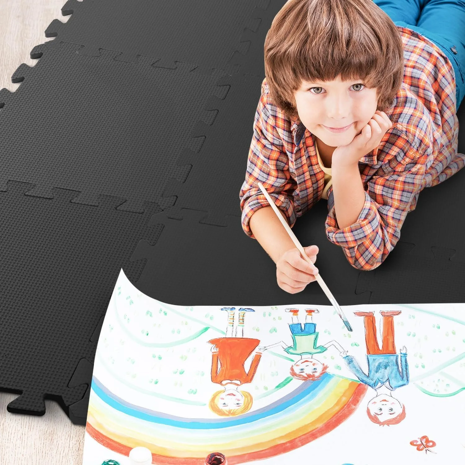10Pcs Baby Play Mat B1 Flame Retardant Material Child Safety Protection Carpet Suitable for Living Room Bedroom Children's Room