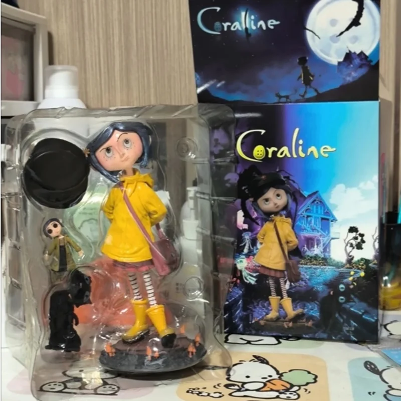 

In Stock Ghost Mom CORALINE Q Version GK Figure Fully Painted Model Cartoon Anime Desktop Collection Ornament Toys Gifts