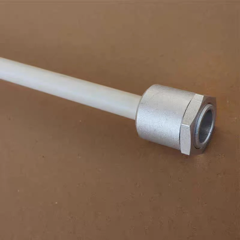 Pump Injector Adapter Connector with Suction Pipe Pick Up Tube for Powder Coating Tank