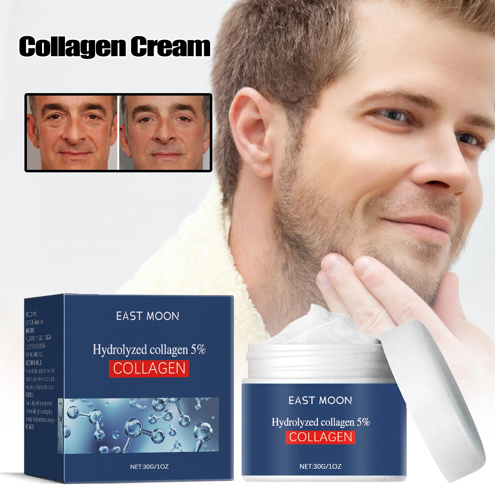 

Крем с гиалуроновой кислотой, ретинол, коллаген для мужчин, средства по уходу за кожей, лифтинг, укрепляющий, исчезает, тонкие линии, увлажняющий крем