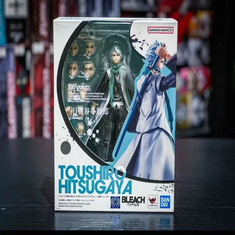 

100% оригинальная фигурка Bandai SH Figuarts SHF Toshiro Hitsugaya BLEACH, аниме-фигурки воздушного орошения), фигурка coleccionista reg